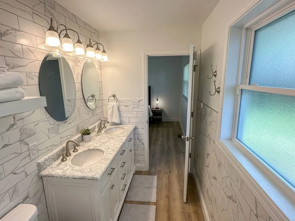 A finished bathroom project from the NestCrafters gallery