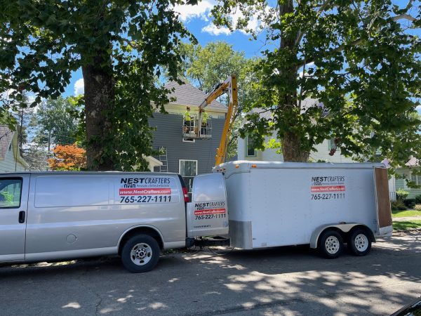 #Siding #Windows Windows, siding, soffit and fascia installation Muncie, Indiana in Progress