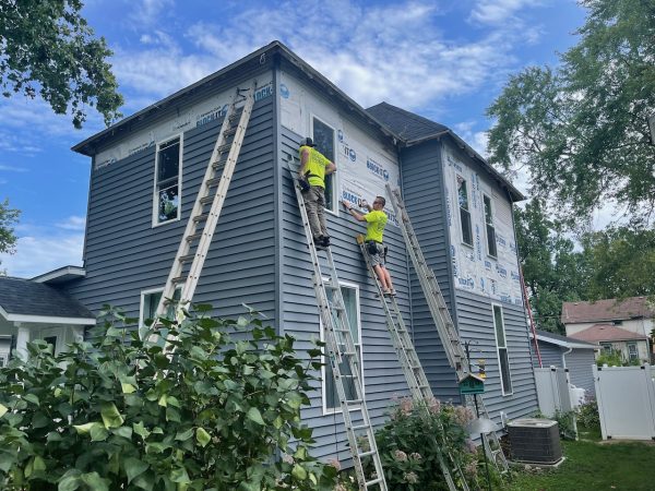 #Siding #Windows Windows, siding, soffit and fascia installation Muncie, Indiana in Progress