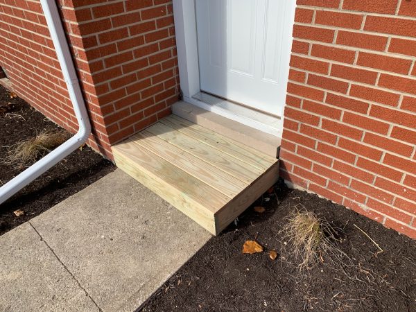 #Deck Small Deck Step Installation