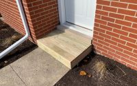 #Deck Small Deck Step Installation