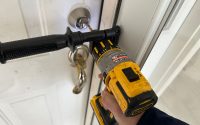 Initial secure - Drill out deadbolt lock