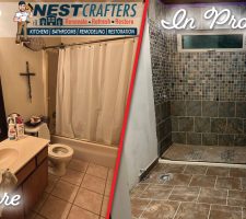 #Bathroom Bathroom Remodel in Eaton, Indiana