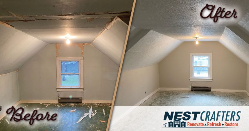 #Drywall #Plaster #Painting Plaster wall repair and interior painting