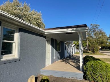 #Porch Covered Porch Installation