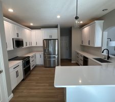 #Kitchen Custom Kitchen Installation in Muncie Indiana