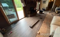 #Flooring Luxury Vinyl Plank Flooring Installation in Eaton, Indiana