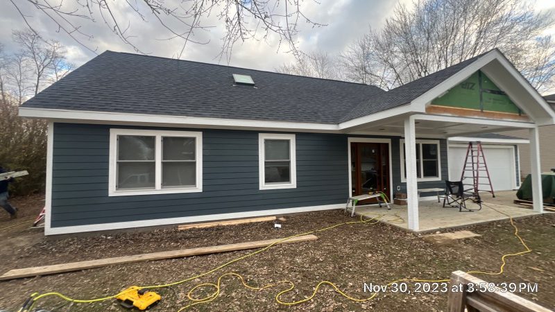 #Siding LP® SMARTSIDE® Pre-Painted Siding Installation in Muncie, Indiana