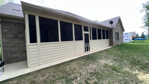 #Porch Enclosed Screened Porch Installation