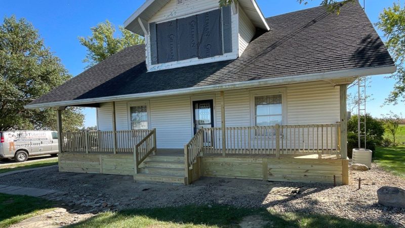 Porch Deck Installation