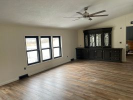 #Flooring Living Room Flooring Installation
